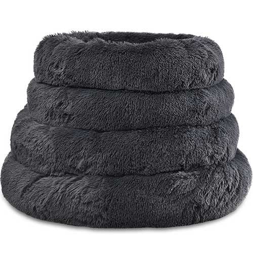 Dog Bed Cuddle Grey