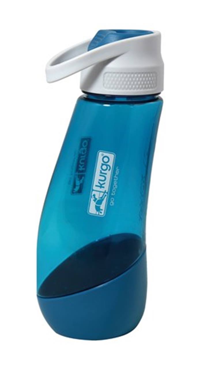 Kurgo Gourd H2O bottle & bowl, Coastal Blue