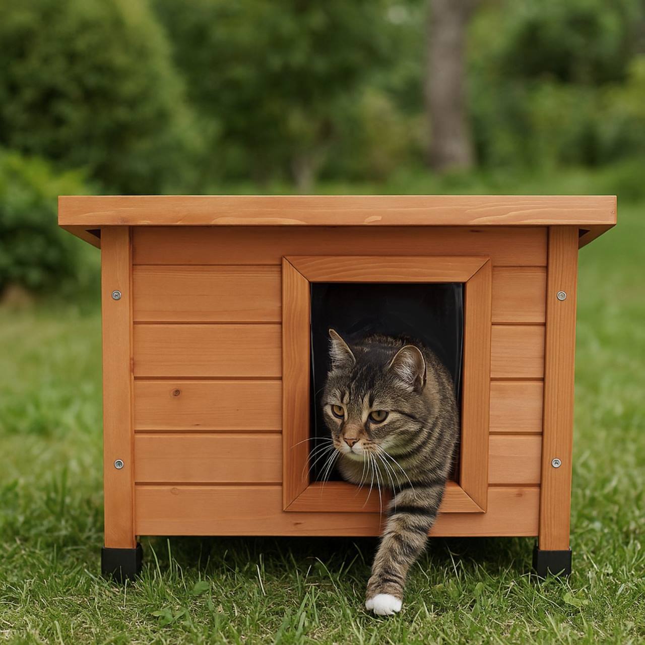 Kattenhuis Buiten Naturel