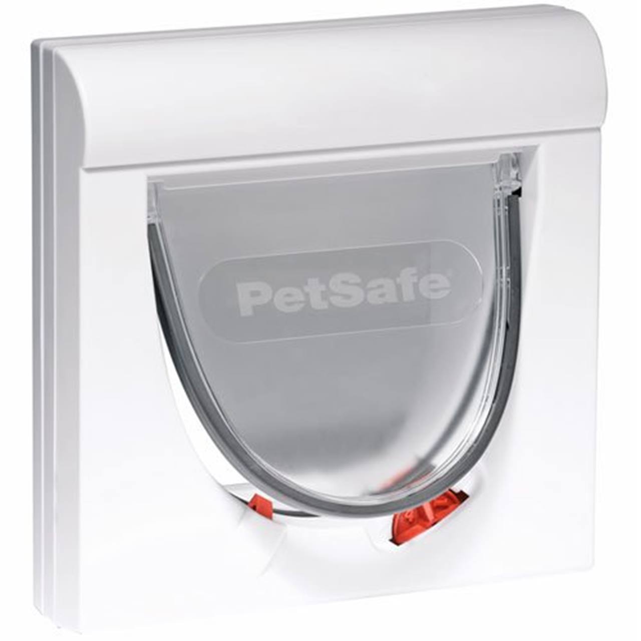 PetSafe® Staywell® Magnetic 4-Way Locking Classic Cat Flap, White
