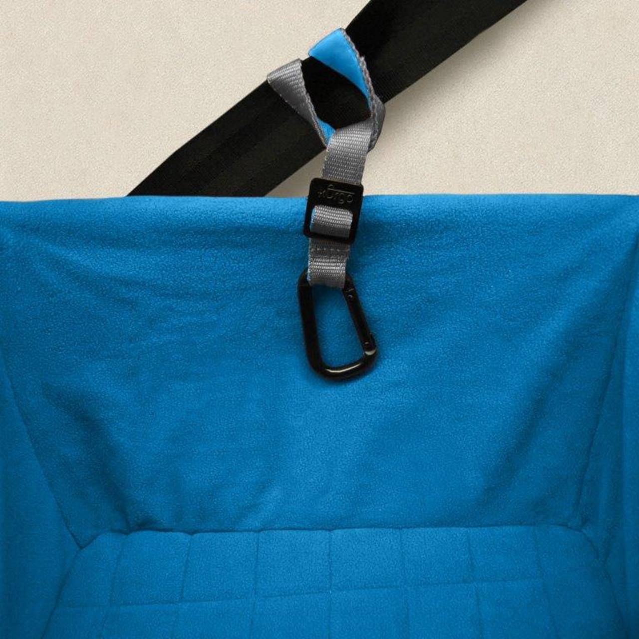 Kurgo Heather Booster Seat, Grey/Coastal Blue