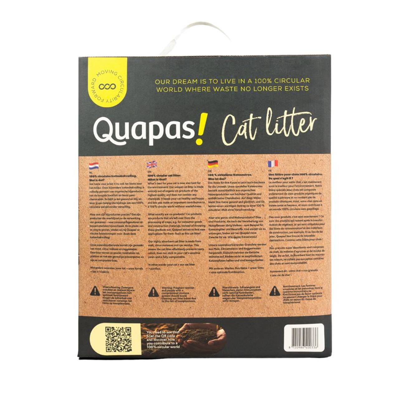 Quapas! Katzenstreu von Looop