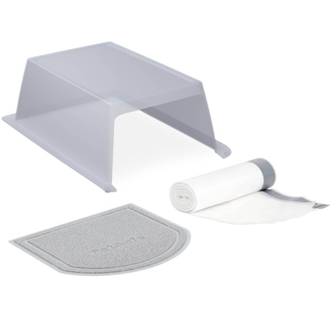 ScoopFree Clumping Litter Box Hood & Accessory Bundle (Brown Box)