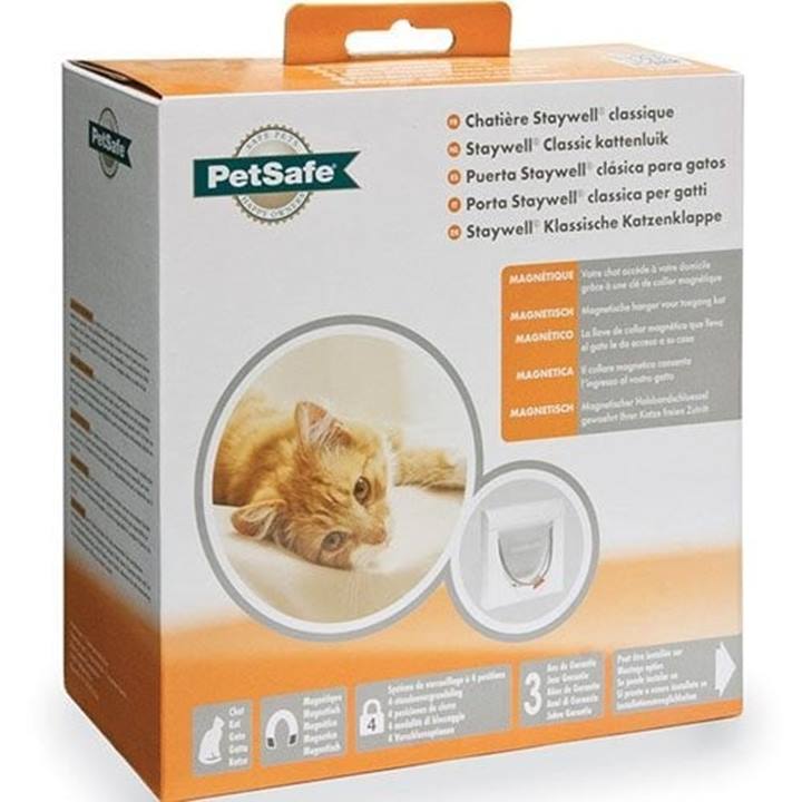 Staywell magnetische 4-weg vergrendeling klassieke kattenluik
