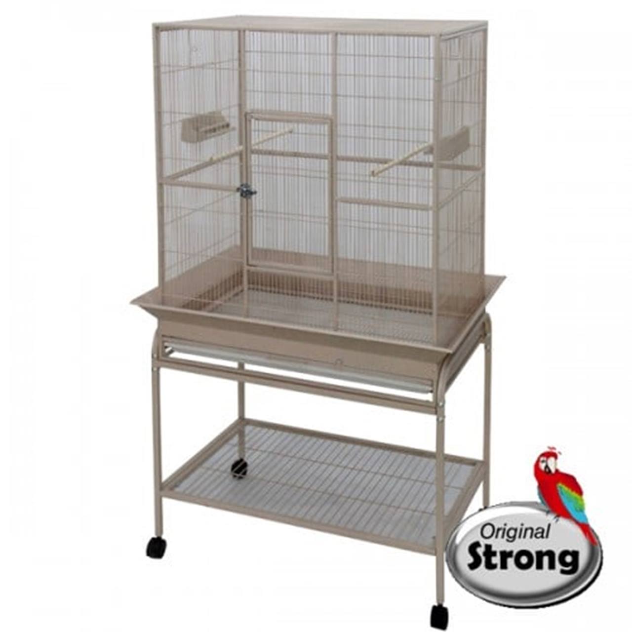 STRONG Birdcage Gina, silvertone white